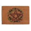 Winter Solstice Pentagram Door Mat