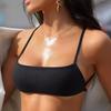 Женский спортивный бюстгальтер для фитнеса с накладкой на грудь — стильная спинка, поддержка для йоги и бега
