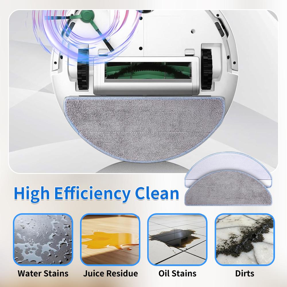 Запасные части Тряпка для швабры Для iRobot Roomba Combo Essential (Y111111 Y111111 Y111611)/Швабра Y1111/Робот-швабра Y1111/111/111 Комбинированный робот-пылесос