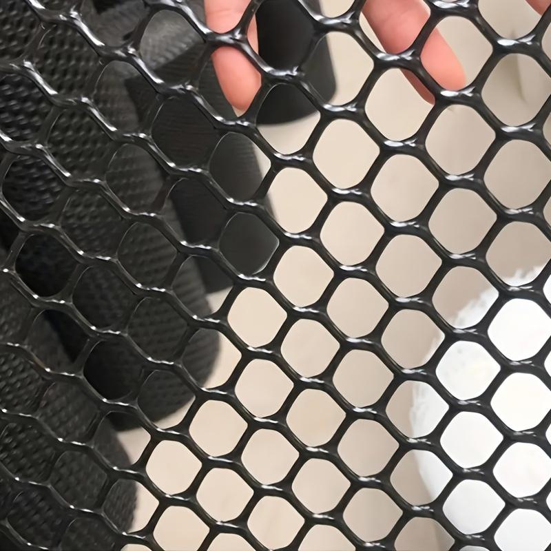 1PC Sleek Fence for Yard Protection Animal Barrier Industrial Black Durable Thickened Mesh Flowers Multiple Sizes Available