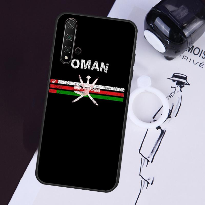 Чехол с флагом Омана для Huawei Nova Y91 Y90 Y70 Y60 Y61 9 10 SE 11i 8i 7i 3i 5T P30 P40 Lite P60 Pro