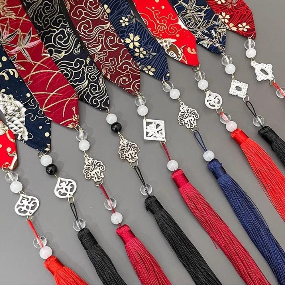 Dragon Hanfu Hair Accessories Embroidery Bow Ribbon Headwear Chinese Style Hair Band Girl/Women