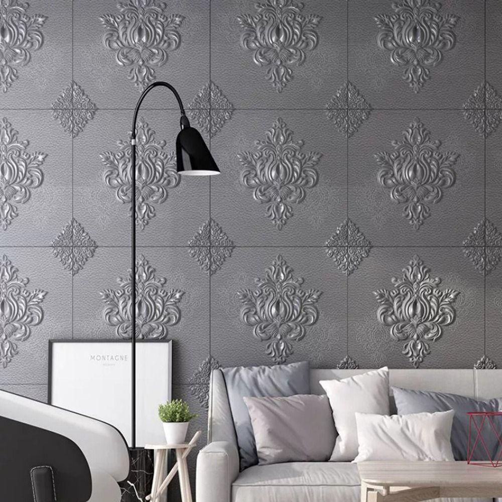 2 шт. 3D-эффект 3D Наклейки на стену Водонепроницаемые Потолочный фон Ремонт дома