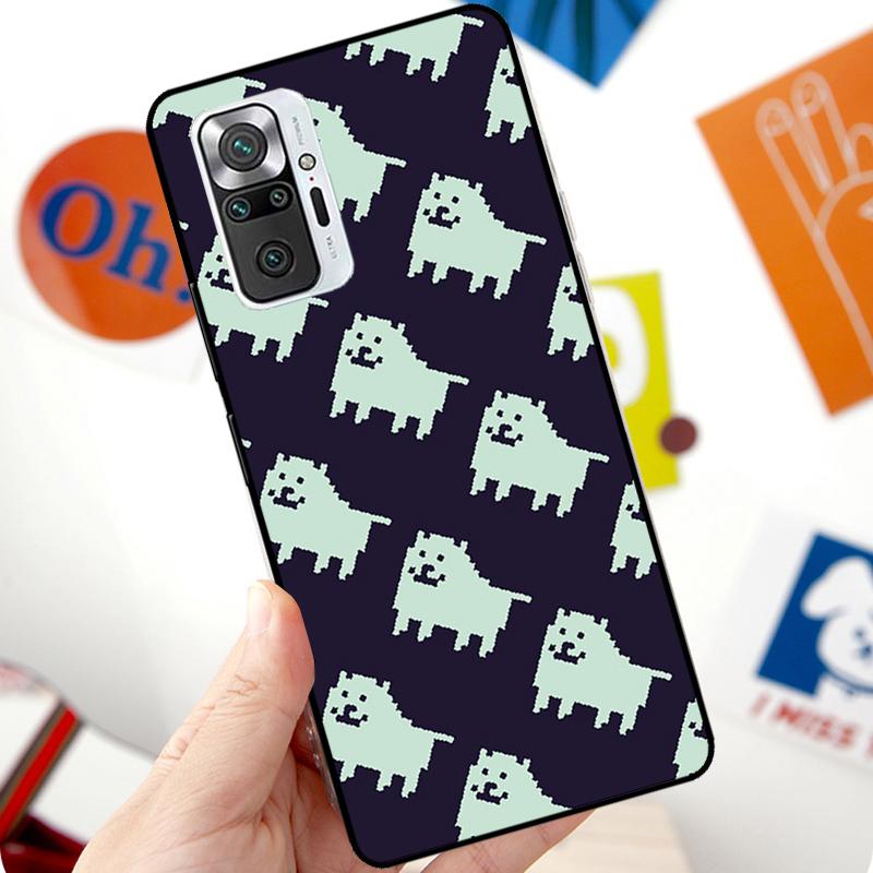 Чехол Undertale Назойливая Собака Для Xiaomi Redmi Note 12 Pro 11 8 9 10 Pro 9S 10S 11S 12S Redmi 12C 10C 9C 10A