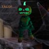 3D Printed Pumpkin Man Figurine Movable Joints Halloween Spooky Pumpkin Figure Luminous Articulated Pumpkin Model Toy Desktop Decoration Ornament