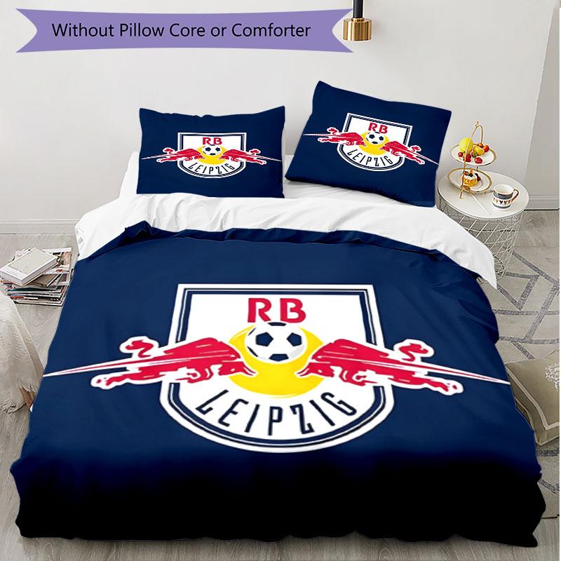3pcs Duvet Cover Set (1*Duvet Cover + 2*Pillowcase, Without Core), RB Leipzig Print Soft All‑Season Bedding Set, Home Bedroom Decor Gift