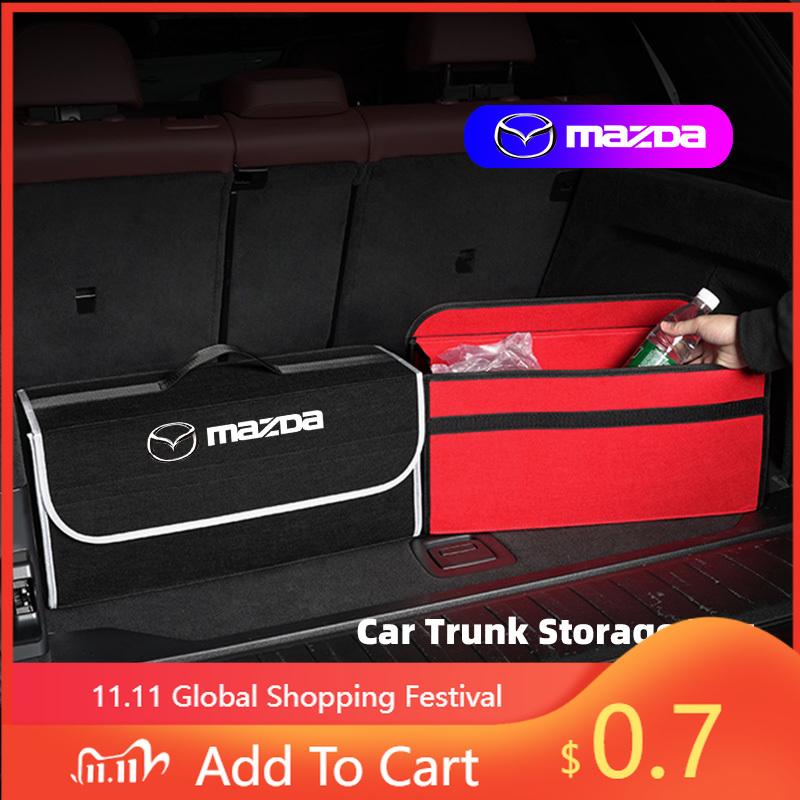2025 Горячая сумка-органайзер для багажника автомобиля Складная коробка для наведения порядка Контейнеры для хранения Для Mazda 2 3 6 5 Atenza CX30 CX90 CX60 CX50 MX30 CX3 CX5 MX5