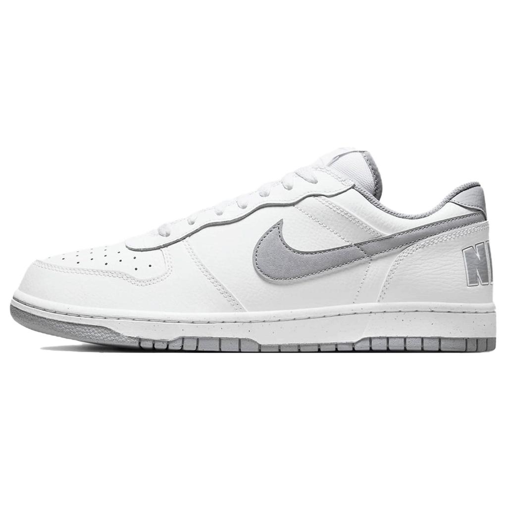 Nike Большие Износостойкие Дышащие Износостойкие Дышащие Низкие Кеды для Скейтборда Мужские Дымчато-серые 355152-106(Команда1577-)