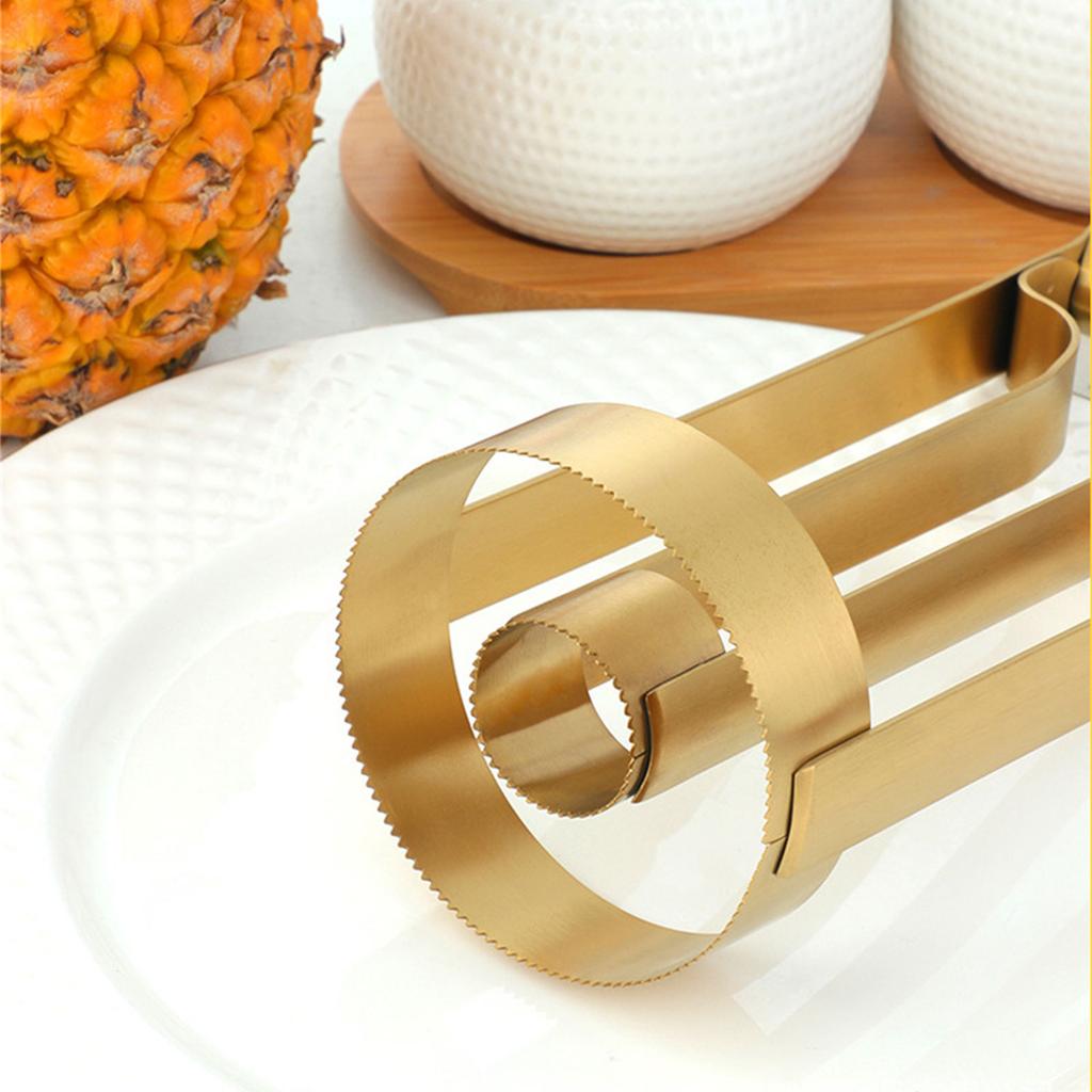 Пилинг для ананаса из нержавеющей стали, удалитель сердцевины ананаса, экстрактор мякоти, слайсер для фруктов, портативный инструмент для чистки ананаса