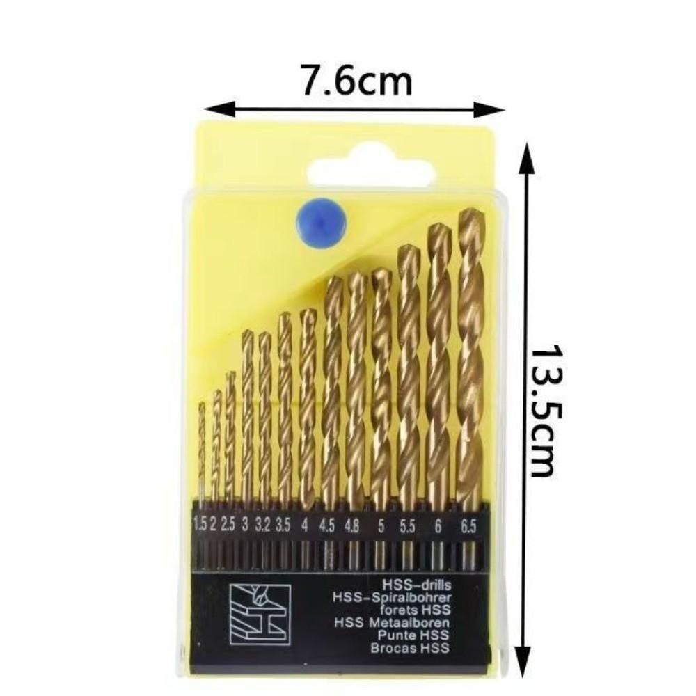 Multi-Purpose Twist Drill Bits High-Speed Steel Drill Bit Set Masonry Drill Bits For Hard Metal