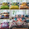 Pokémon Charizard Print 3-Piece Bedding Set — 10 Sizes Available — King-Size Pillowcases, Adult Bedspread, Bedroom Bedding Set