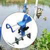 Boat Fishing Rod Holder Metal Base Versatile Detachable Clamp on Bracket Rod Rest Yacht Railings Outdoor Canoe Kayak 3