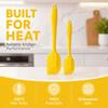 2pcs High Heat-Resistant Silicone Spatula Set Silicone Butter Spatula  Frosting Scraping Bowls