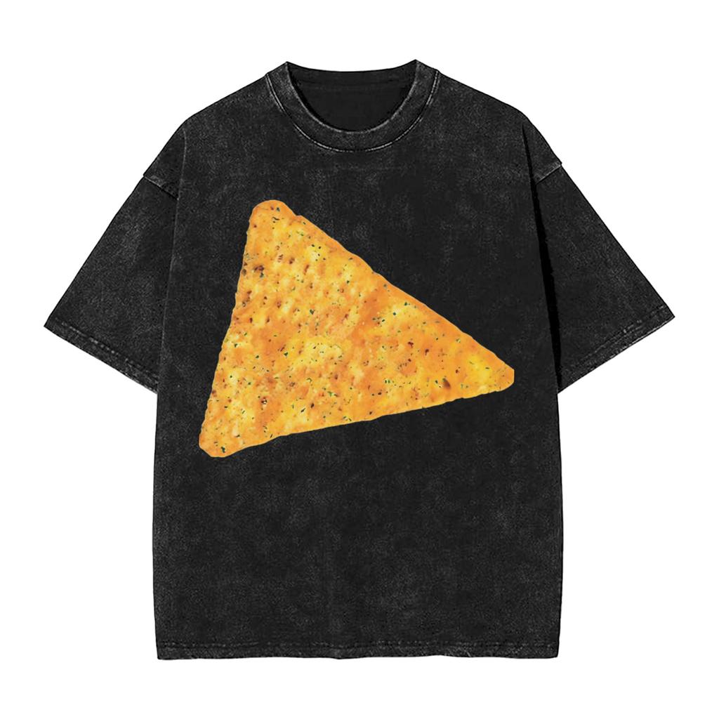 Dorito Tortilla Chip T Shirts Mens Cotton Funny TShirt O Neck Tees Short Sleeve Clothes Gift Idea