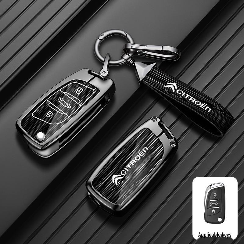Чехол для ключа Peugeot для 4008, 408, 508L, 3008, 5008, e2008 - Премиальный корпус ключа автомобиля с логотипом.