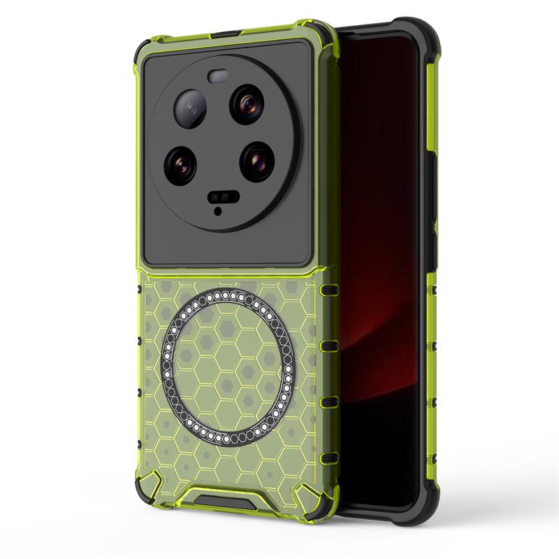 Универсальный сотовый магнитный чехол для Redmi K60 Extreme/Xiaomi 15T Pro - Отвод тепла и защита от падений