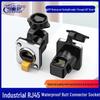 Industrial Cat 6 Waterproof RJ45 Network Connector Panel Module