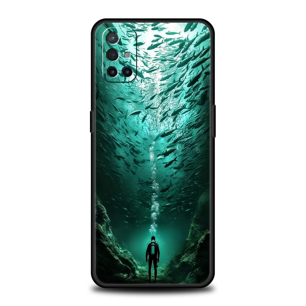 Чехол для телефона для OnePlus 15 13 12 11 10 9 8 7T Pro 13T 13R 12R 10R 9RT 8T Nord 2T CE 2 3 5G Lite Мягкая крышка Дайвинг