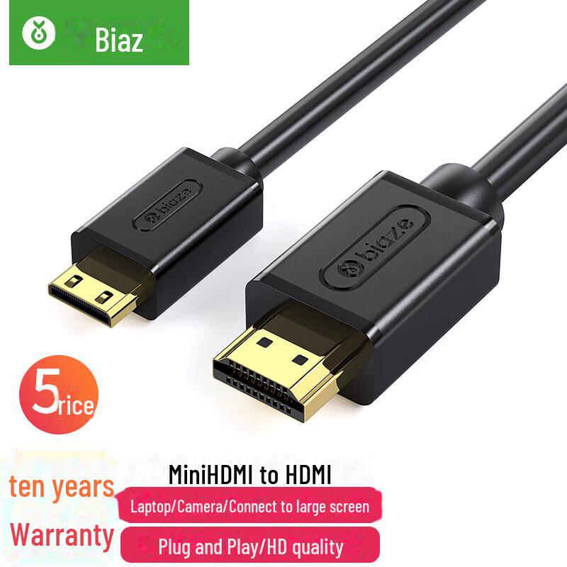 Biaz 4K 60 Гц Мини HDMI к HDMI Адаптерный кабель для компьютера и телевизора (K72)