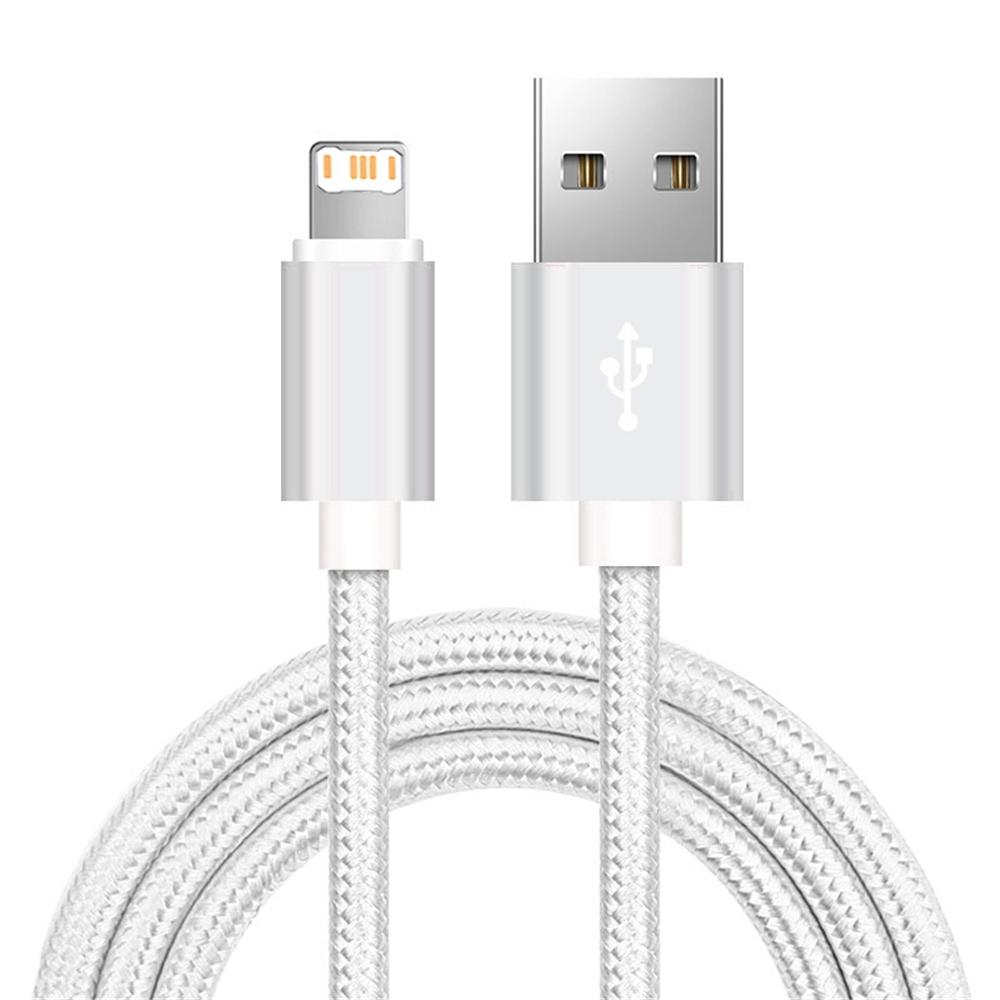 3 м сверхдлинный нейлоновый USB-кабель для зарядки iPhone 14 Plus 13 12 mini 11 Pro XS Max XR X 8 7 6S 6 Кабель для быстрой зарядки и передачи данных