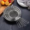 Handle Fine Mesh Strainer Stainless Steel Mesh Strainer Portable Flour Filter Screen Kitchen Tools