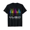 Футболка Dj Techno Therapy Music Equalizer Edm Party Винтажная Мягкий Топ для Повседневной Носки Дышащая Одежда от Дизайнера