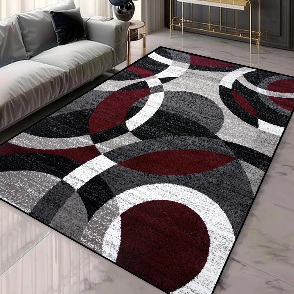 Simplicity Geometry Carpets for Living Room Sofa Area Soft Rug Light Luxury Home Decoration Floor Mat Room Bedside Carpet
