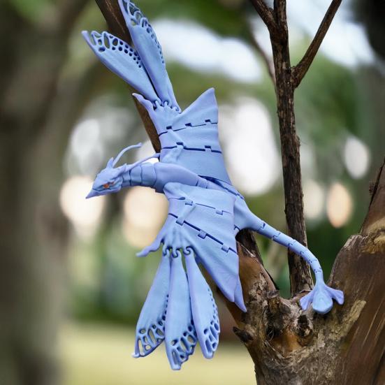 3D-печатный птерозавр с гибкими шарнирными крыльями, игрушка летающий дракон, реалистичная игрушка-антистресс для взрослых