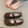 Ретро модные универсальные туфли Doudou на плоской подошве весна и лето новая одинарная обувь на мягкой подошве маленькие ароматные одинарные туфли женщины