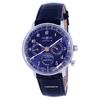LZ129 Hindenburg Moonphase Синий циферблат Кварцевые 7037-3 70373 Женские часы