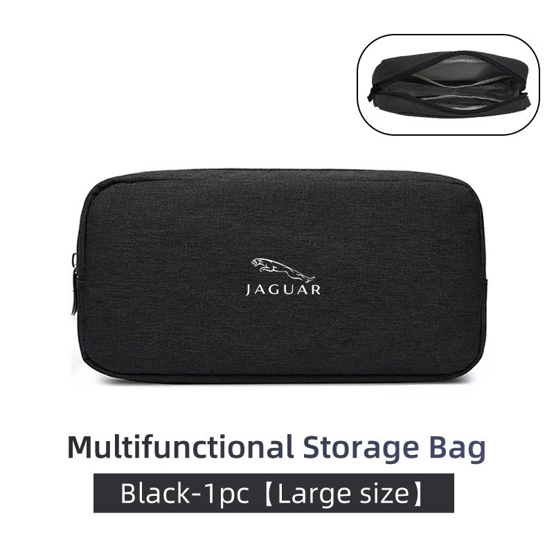 For Jaguar Car Accessories Digital Organizer Waterproof Data Cable Storage Bag S-Type F-Type X-Type F-Pace I-Pace E-Pace XFR XKR SS2
