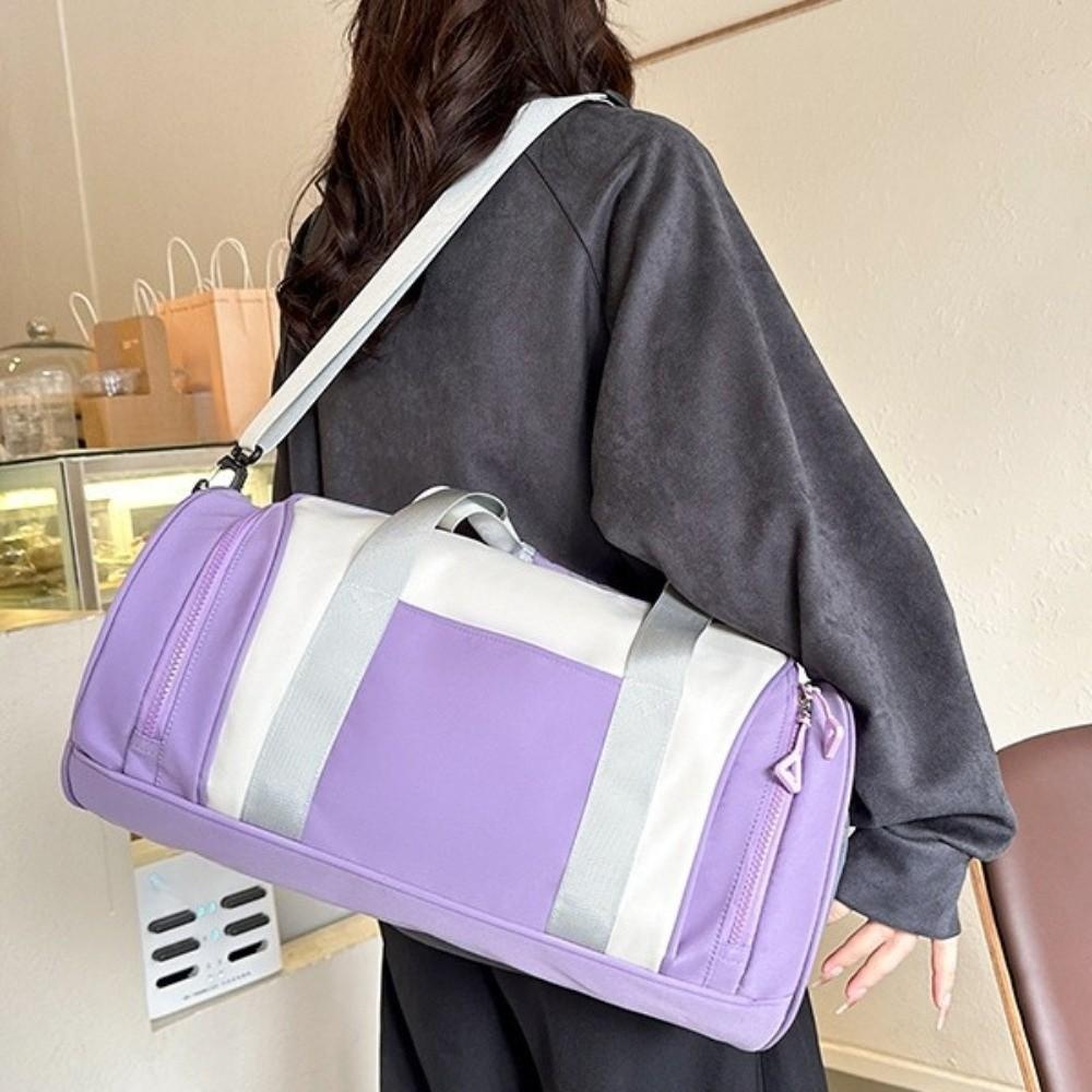Large Capacity Sports Fitness Bag Lightweight Duffle Bag Portable Travel Bag Swimming