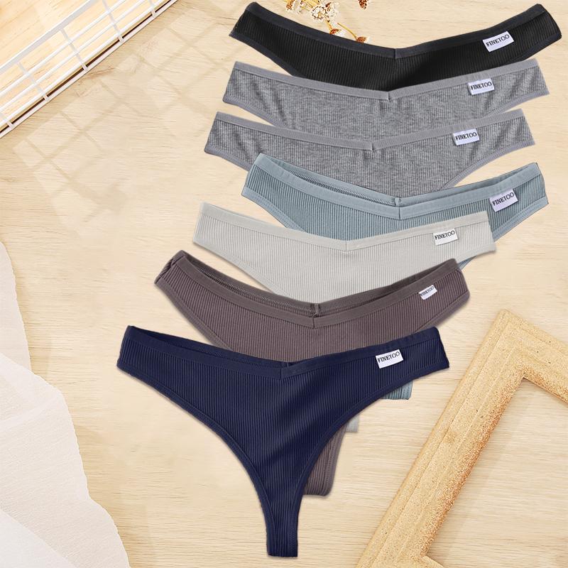 7 шт./компл. M-XL женское хлопковое белье 9 однотонных трусиков стринги сексуальные стринги с v-образной талией нижнее белье для девочек женские трусики