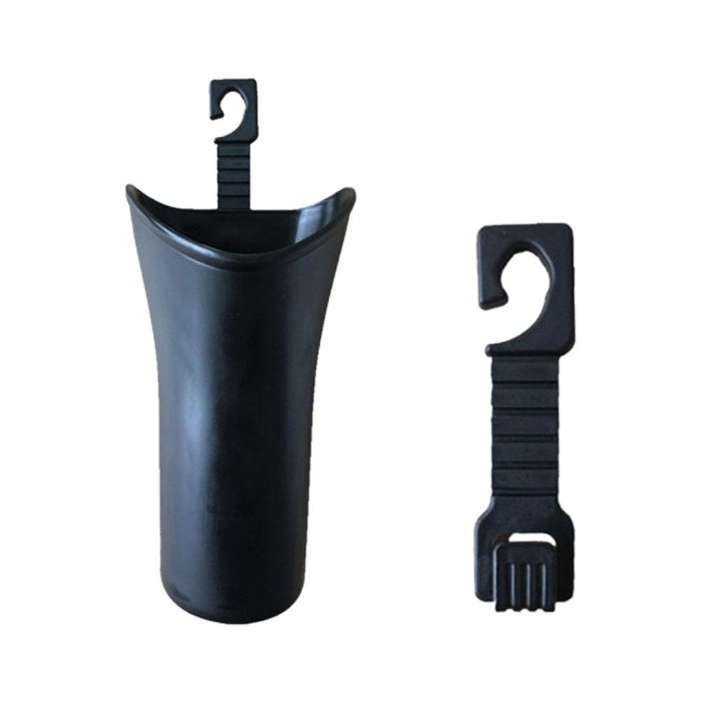 Car Storage Box With Hook Umbrella Kettle Rack Barrel Trash Box Storage Holder Storage Case Plastic Can Black Auto Z1E8