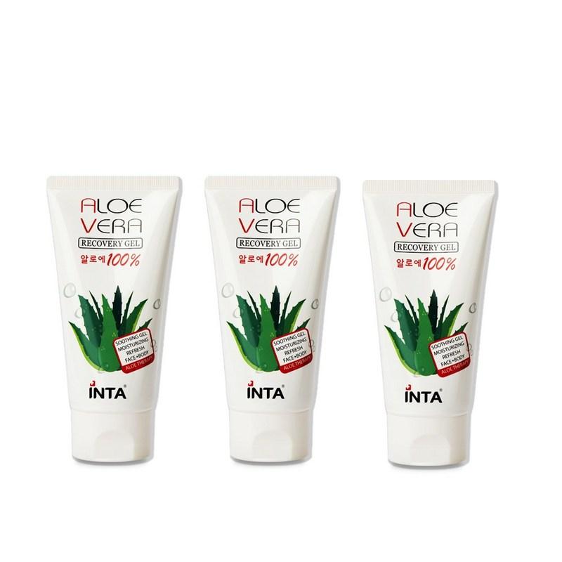 Inta 100% Aloe Vera Recovery Gel, 120ml, 3 pcs