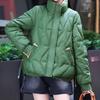 Осень и Зима Новая Молодежная Мода Легкая и Тонкая Женская Одежда Корейская Версия Теплой Стеганой Куртки