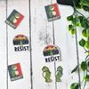 1/5/10/20/50/100Pcs Resist Frog Sticker Waterproof PVC Frog Meme Sticker Cell Phone Laptop Computer Helmet