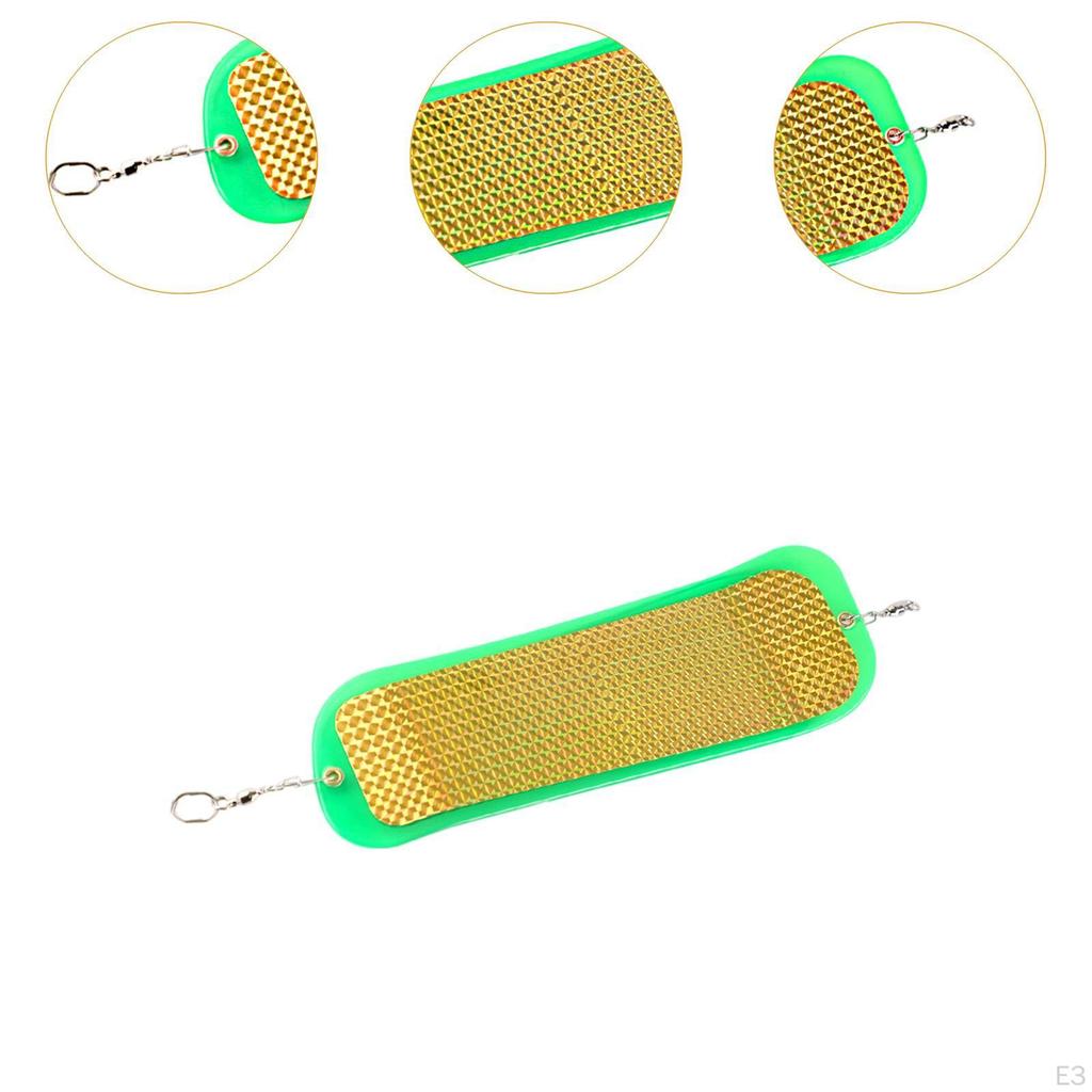 Компактная приманка-флешер для ловли лосося