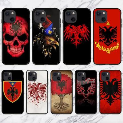 Чехол для телефона RUICHI с флагом Албании для iPhone 11 12 Mini 13 Pro XS Max X 8 7 6s Plus 5 SE XR Shell