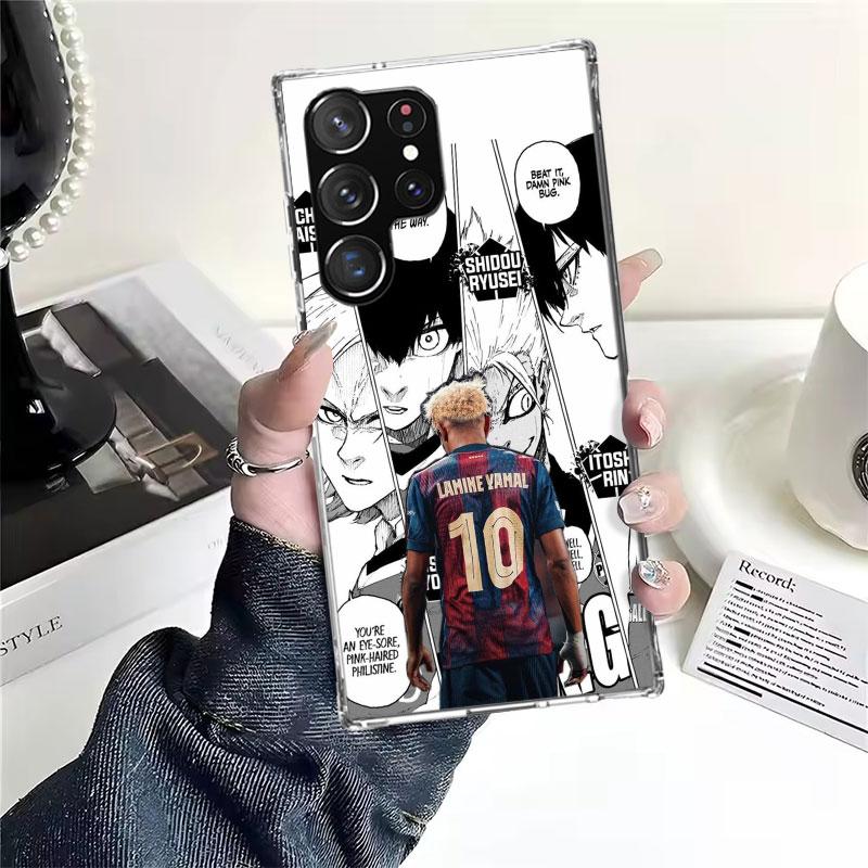 Мягкий чехол L-Lamine Y-Yamal 19 для Samsung Galaxy S22 S23 S24 S25 Edge S26 Ultra S20 FE S21 Plus + Fundas Coque Galaxy S20