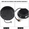150 Вт 7-дюймовая круглая фара LED Halo Light для мотоцикла Wrangler