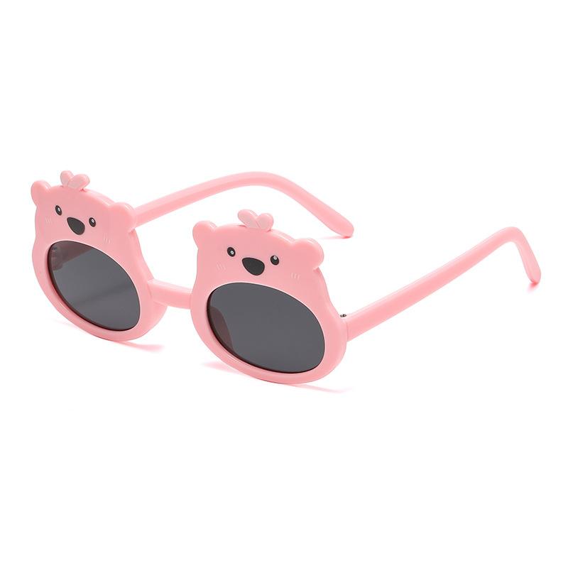 7337 Children'S Cartoon Sunglasses, Bear Sunglasses, Fashionable Baby Shape, Uv-Proof Glasses For Boys And Girls