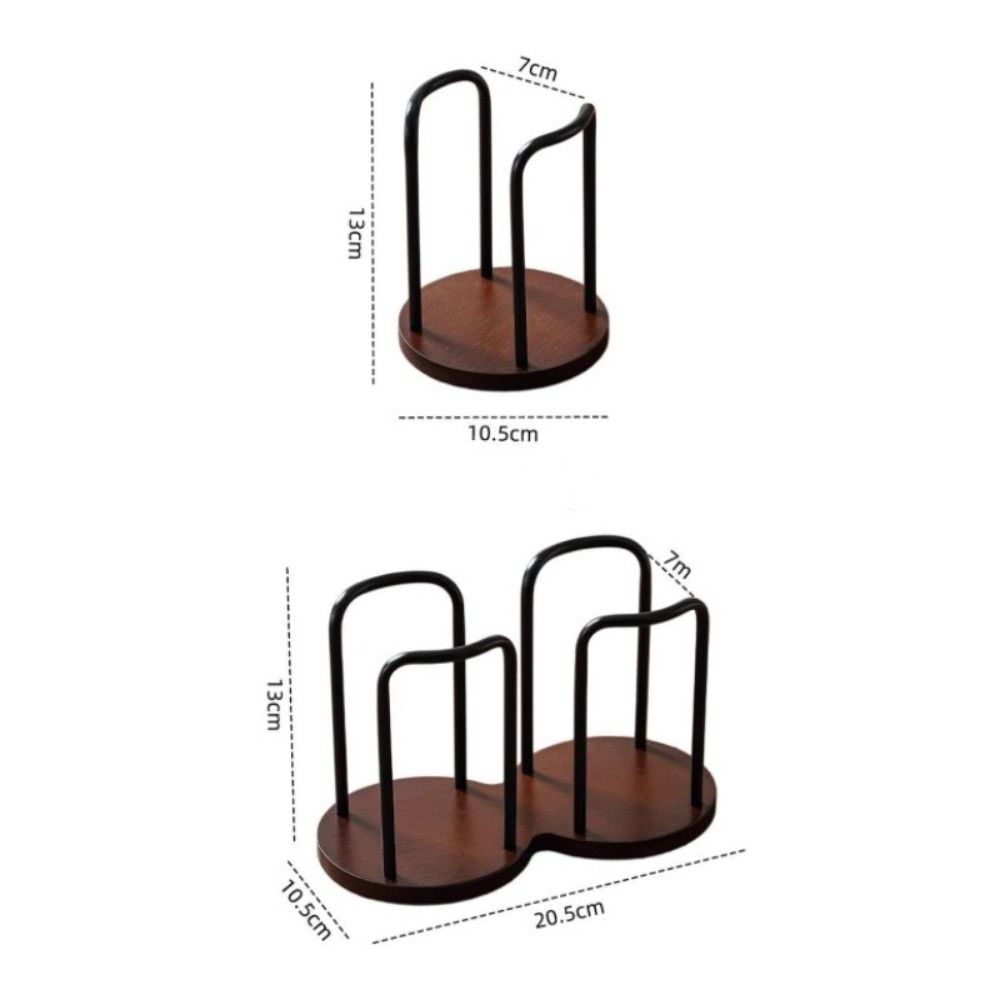 Desktop Disposable Cup Storage Holder with Longer Stick Mug Display Stand Paper Cup Shelf Home