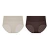 Ubras Women's High-Waist Tummy Control Cotton Briefs (2-Pack)