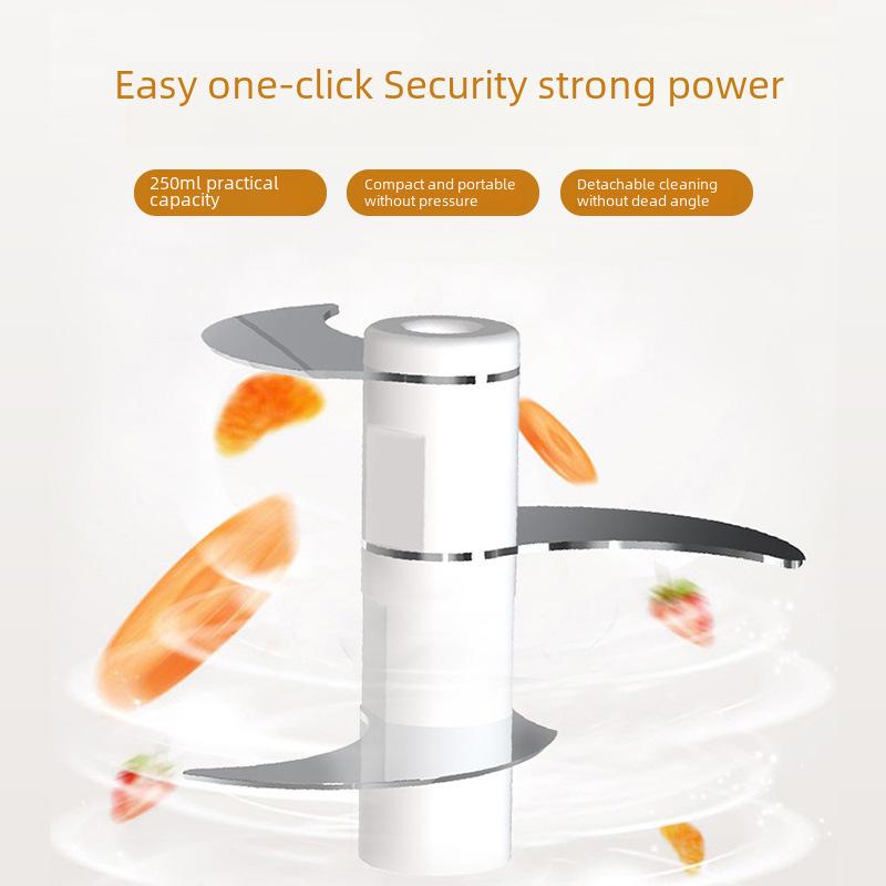 Электрическая измельчитель и чесночница: Многофункциональная автоматическая мясорубка для чеснока и мяса