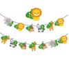 Jungle Birthday Birthday Party Decorations Bunting Banner Safari Birthday Jungle Safari Birthday