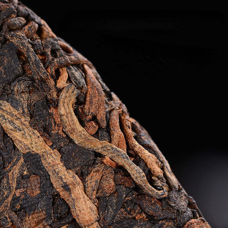 357г Дворцовый пуэр, приготовленный чайный пирог, Юньнаньский пуэр, спелый чай, китайский пуэр, черный чай