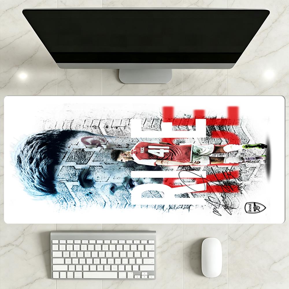 Arsenal Football Player Gaming Mouse Pad Gamer Mousepad HD Print Desk Pad Non-Slip Rubber Base Office Desk Accessory