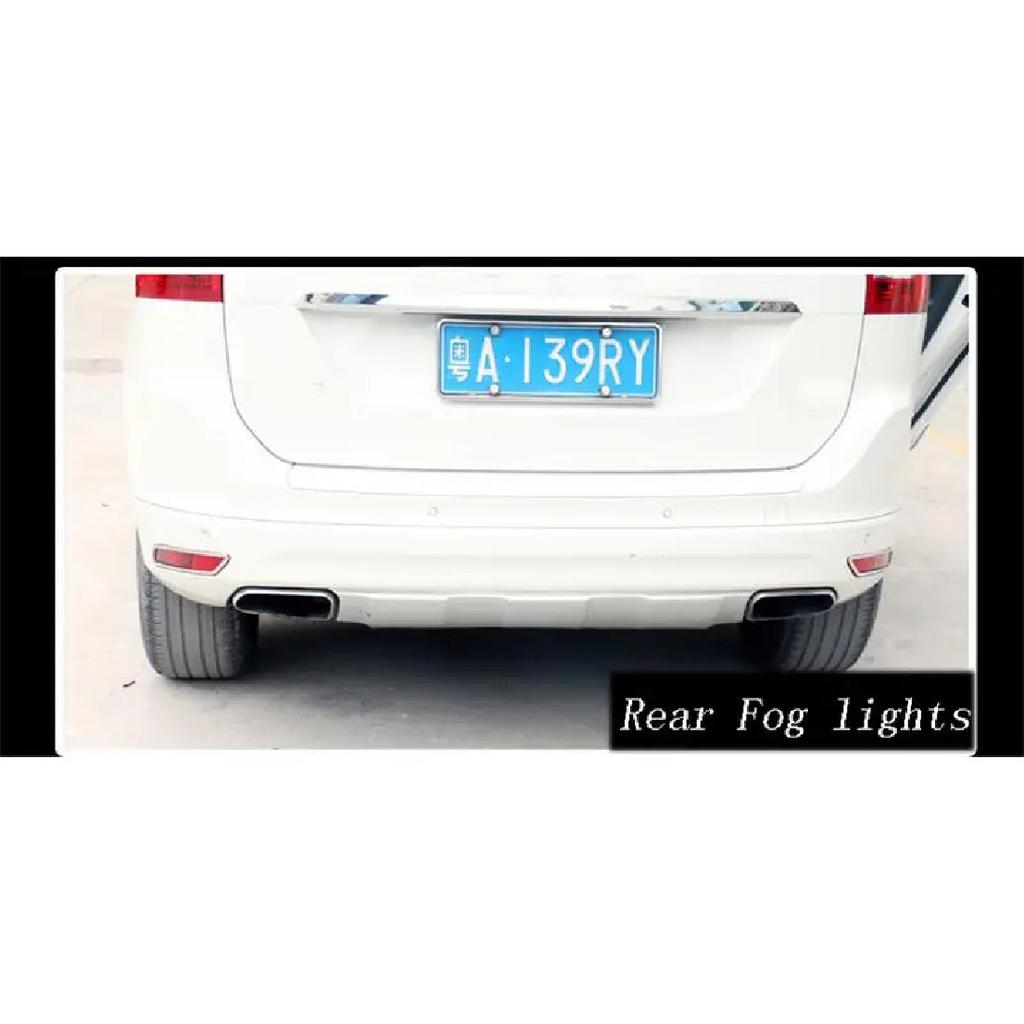 Автомобильный стайлинг передние противотуманные фары крышка решетка планки крышка противотуманных фар автомобиля декоративные ABS наклейки полосы для Volvo XC60 2014-2016 года