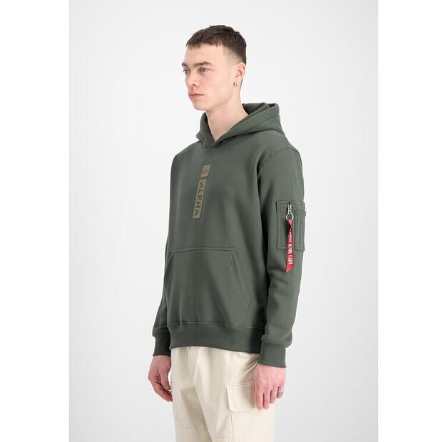 Толстовка Alpha Industries Alpha Puff Print Hoodie
